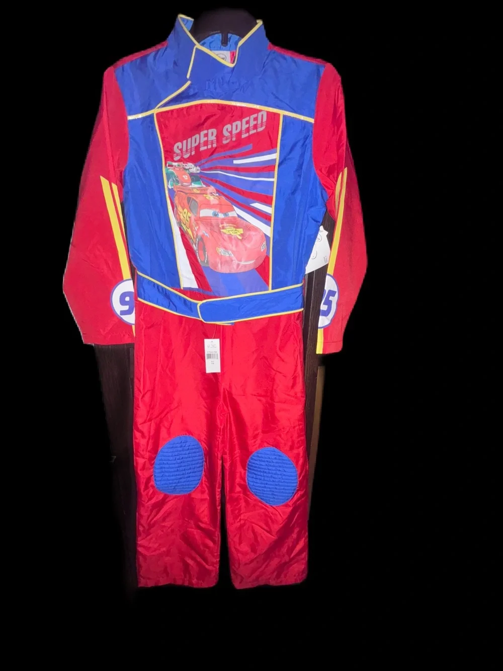 DISNEY Collection Lightning McQueen Halloween Costume Cosplay Boys Size 7/8